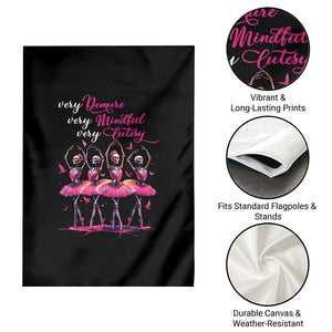Ballerina Halloween Garden Flag Very Demure Very Mindful Very Cutesy Skeleton Coquette TS09 Print Your Wear