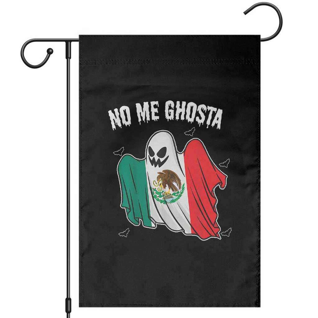 Mexico Halloween Garden Flag No Me Ghosta Mexican Ghost TS09 Black Print Your Wear