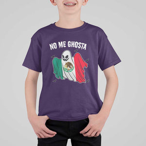 Mexico Halloween T Shirt For Kid No Me Ghosta Mexican Ghost TS09 Purple Print Your Wear
