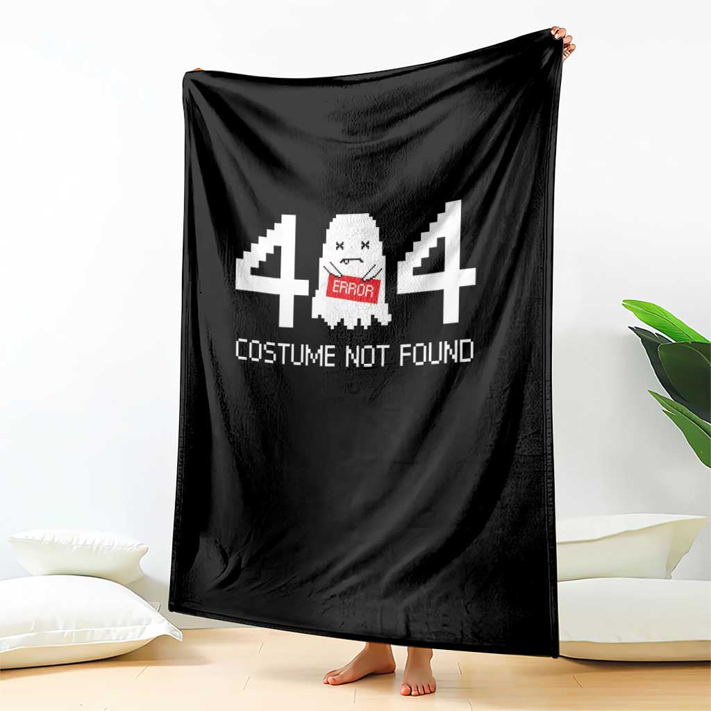 Funny Halloween Throw Blanket 404 Error Costume Not Found TS09 Print Your Wear
