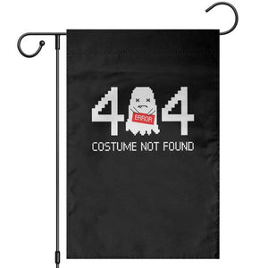 Funny Halloween Garden Flag 404 Error Costume Not Found TS09 Black Print Your Wear