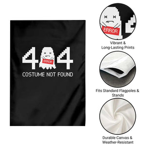Funny Halloween Garden Flag 404 Error Costume Not Found TS09 Print Your Wear