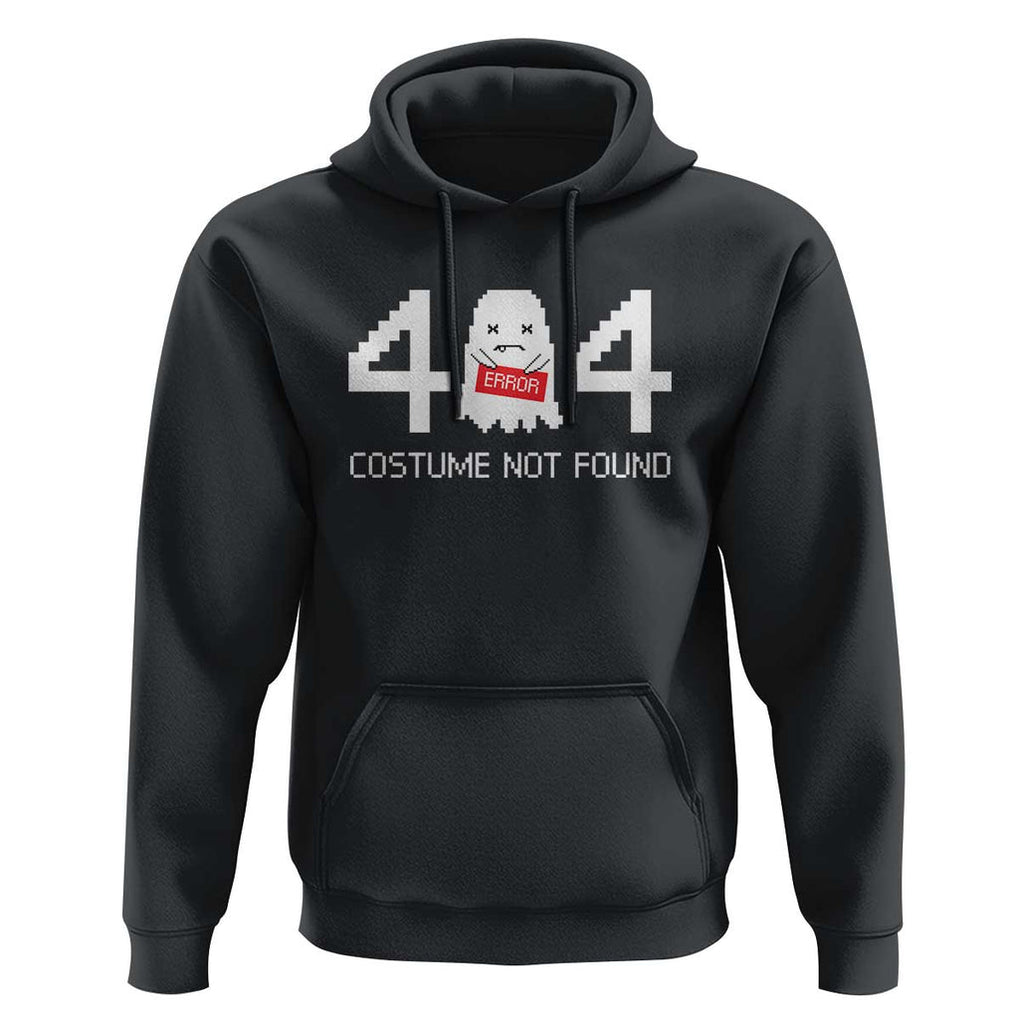 Funny Halloween Hoodie 404 Error Costume Not Found TS09 Black Print Your Wear