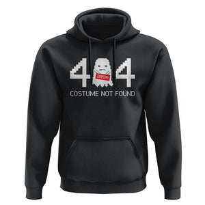Funny Halloween Hoodie 404 Error Costume Not Found TS09 Black Print Your Wear