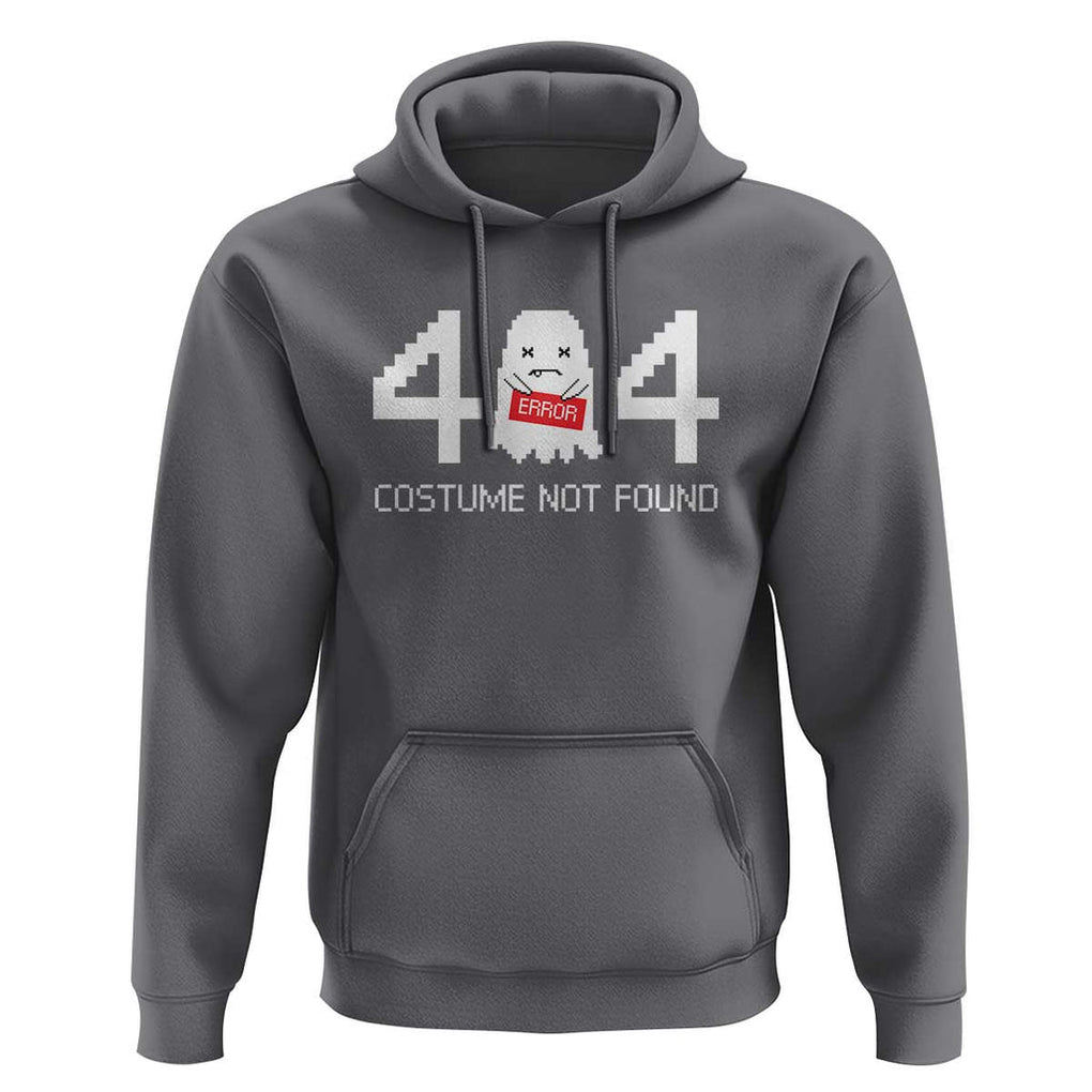 Funny Halloween Hoodie 404 Error Costume Not Found TS09 Charcoal Print Your Wear