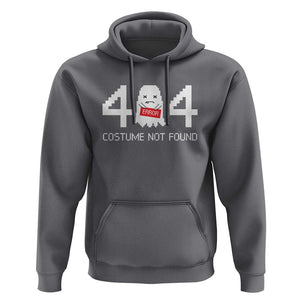 Funny Halloween Hoodie 404 Error Costume Not Found TS09 Charcoal Print Your Wear