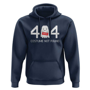 Funny Halloween Hoodie 404 Error Costume Not Found TS09 Navy Print Your Wear