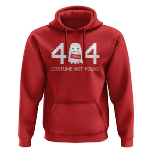 Funny Halloween Hoodie 404 Error Costume Not Found TS09 Red Print Your Wear