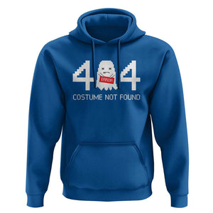 Funny Halloween Hoodie 404 Error Costume Not Found TS09 Royal Blue Print Your Wear