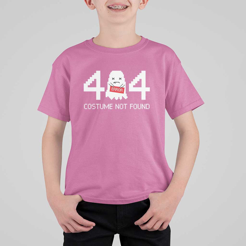 Funny Halloween T Shirt For Kid 404 Error Costume Not Found TS09 Azalea Print Your Wear