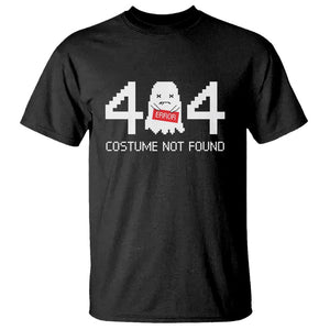 Funny Halloween T Shirt 404 Error Costume Not Found TS09 Black Print Your Wear