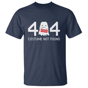 Funny Halloween T Shirt 404 Error Costume Not Found TS09 Navy Print Your Wear