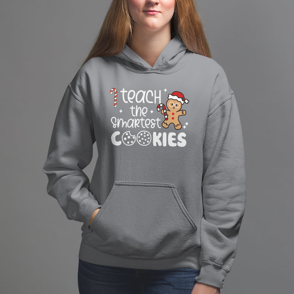 I Teach The Smartest Little Cookies Christmas Best Teacher Hoodie TS09 Printyourwear