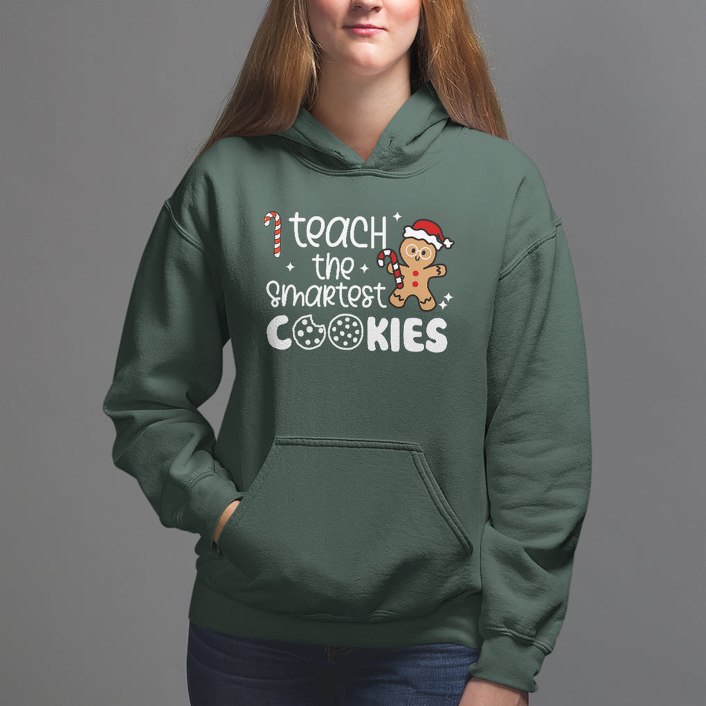 I Teach The Smartest Little Cookies Christmas Best Teacher Hoodie TS09 Printyourwear