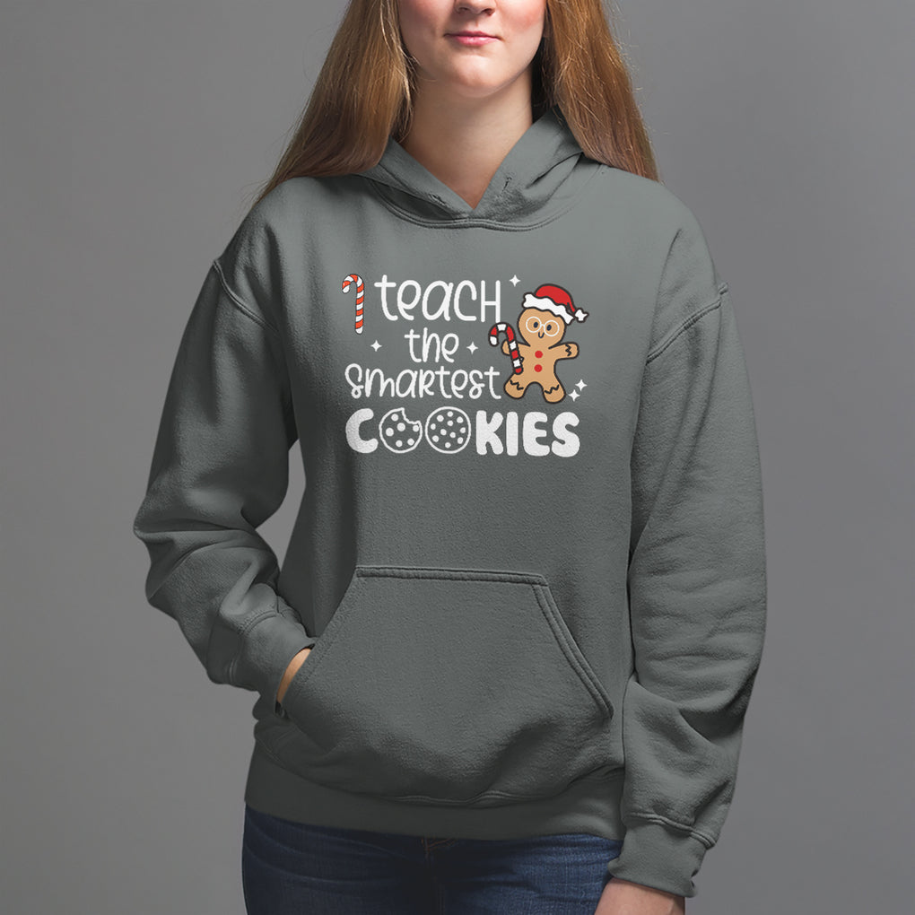 I Teach The Smartest Little Cookies Christmas Best Teacher Hoodie TS09 Printyourwear