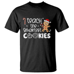 I Teach The Smartest Little Cookies Christmas Best Teacher T Shirt TS09 Dark Heather Printyourwear