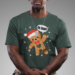 Op Snap Gingerbread Broken Heart Single Christmas T Shirt TS09 Printyourwear
