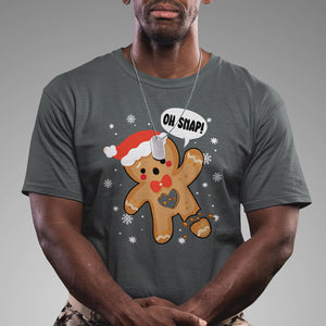 Op Snap Gingerbread Broken Heart Single Christmas T Shirt TS09 Printyourwear