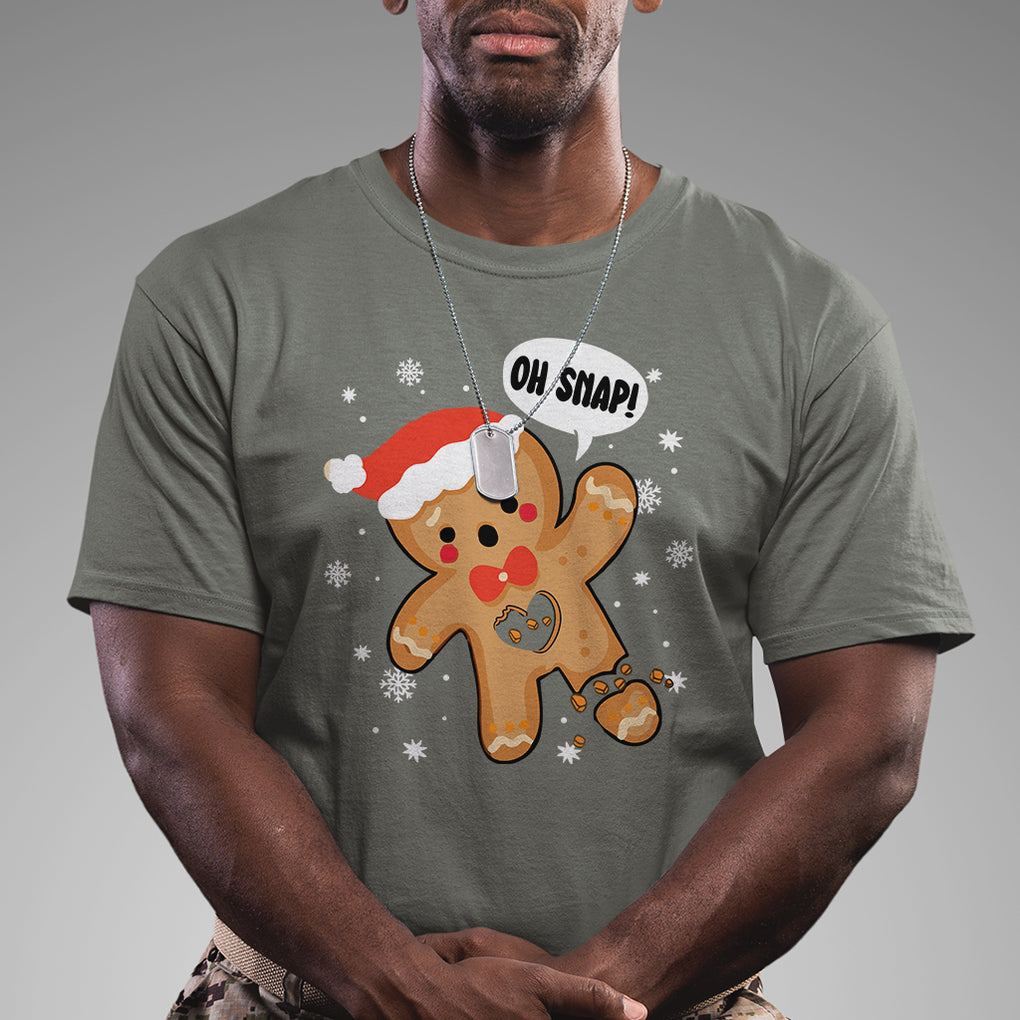 Op Snap Gingerbread Broken Heart Single Christmas T Shirt TS09 Printyourwear