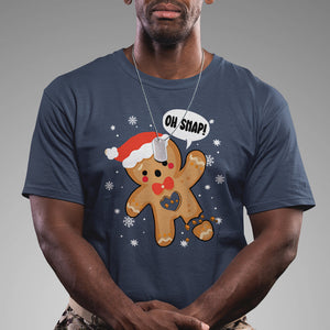 Op Snap Gingerbread Broken Heart Single Christmas T Shirt TS09 Printyourwear