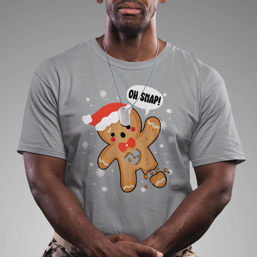 Op Snap Gingerbread Broken Heart Single Christmas T Shirt TS09 Printyourwear
