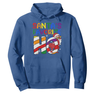 Funny Christmas LGBT Hoodie Santas Favorite Ho Rainbow TS09 Royal Blue Print Your Wear