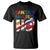 Funny Christmas LGBT T Shirt Santas Favorite Ho Rainbow TS09 Black Print Your Wear