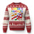 Funny Xmas LGBT Ugly Christmas Sweater Santas Favorite Ho Rainbow TS09 Red Print Your Wear