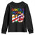 Funny Christmas LGBT Youth Sweatshirt Santas Favorite Ho Rainbow TS09 Black Print Your Wear