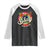 Funny Christmas LGBT Raglan Shirt Slay All Day Sleigh Rainbow TS09 Black White Print Your Wear