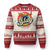 Funny Xmas LGBT Ugly Christmas Sweater Slay All Day Sleigh Rainbow TS09 Red Print Your Wear