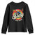 Funny Christmas LGBT Youth Sweatshirt Slay All Day Sleigh Rainbow TS09 Black Print Your Wear