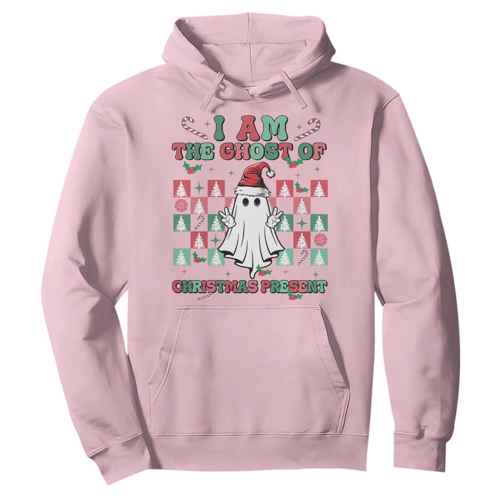 Funny Xmas Hoodie I Am The Ghost Of Christmas Present TS09 Light Pink Print Your Wear