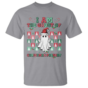 Funny Xmas T Shirt I Am The Ghost Of Christmas Present TS09 Sport Gray Print Your Wear