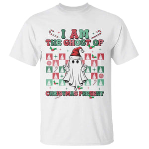 Funny Xmas T Shirt I Am The Ghost Of Christmas Present TS09 White Print Your Wear