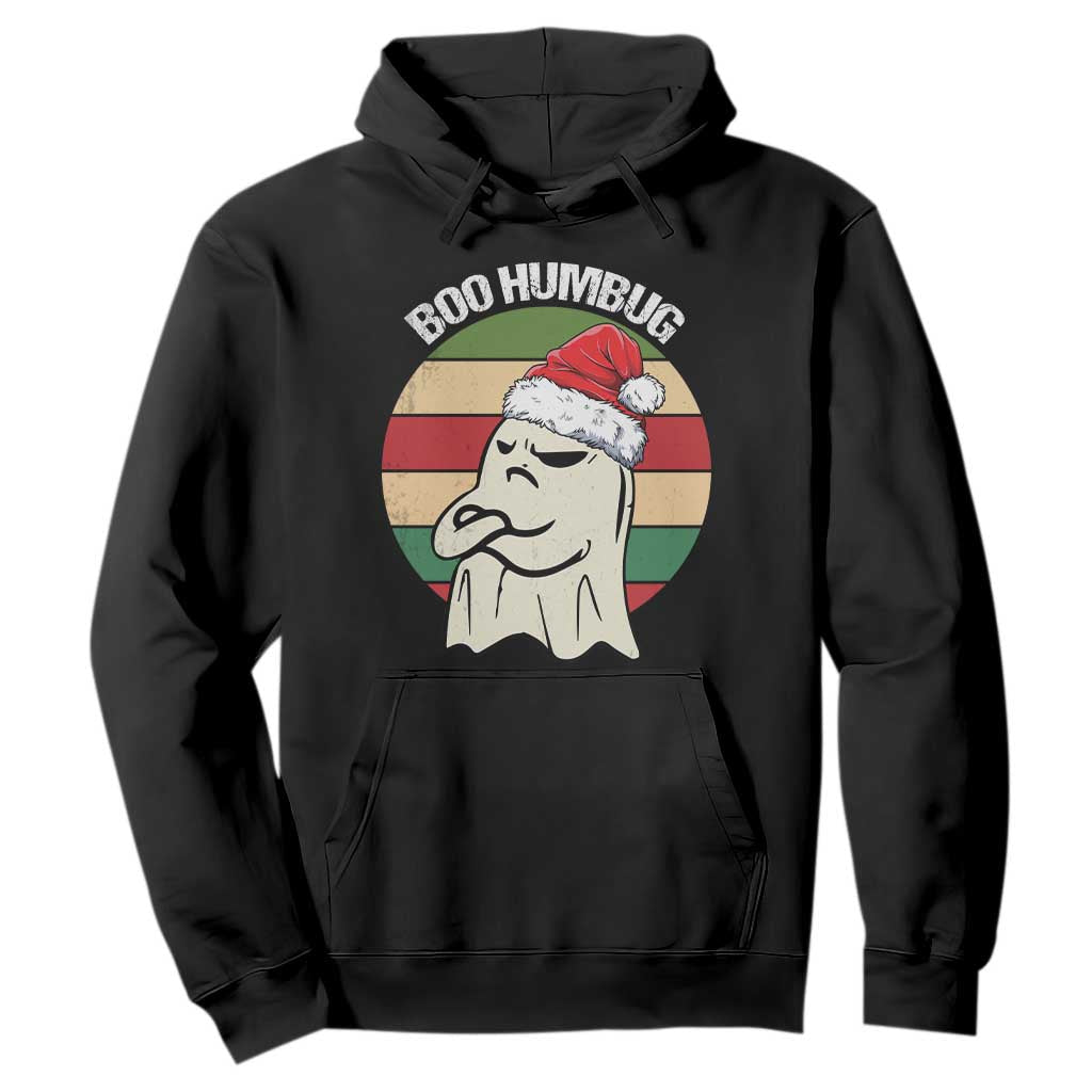 Gothic Xmas Hoodie Boo Humbug Santa Ghost TS09 Black Print Your Wear