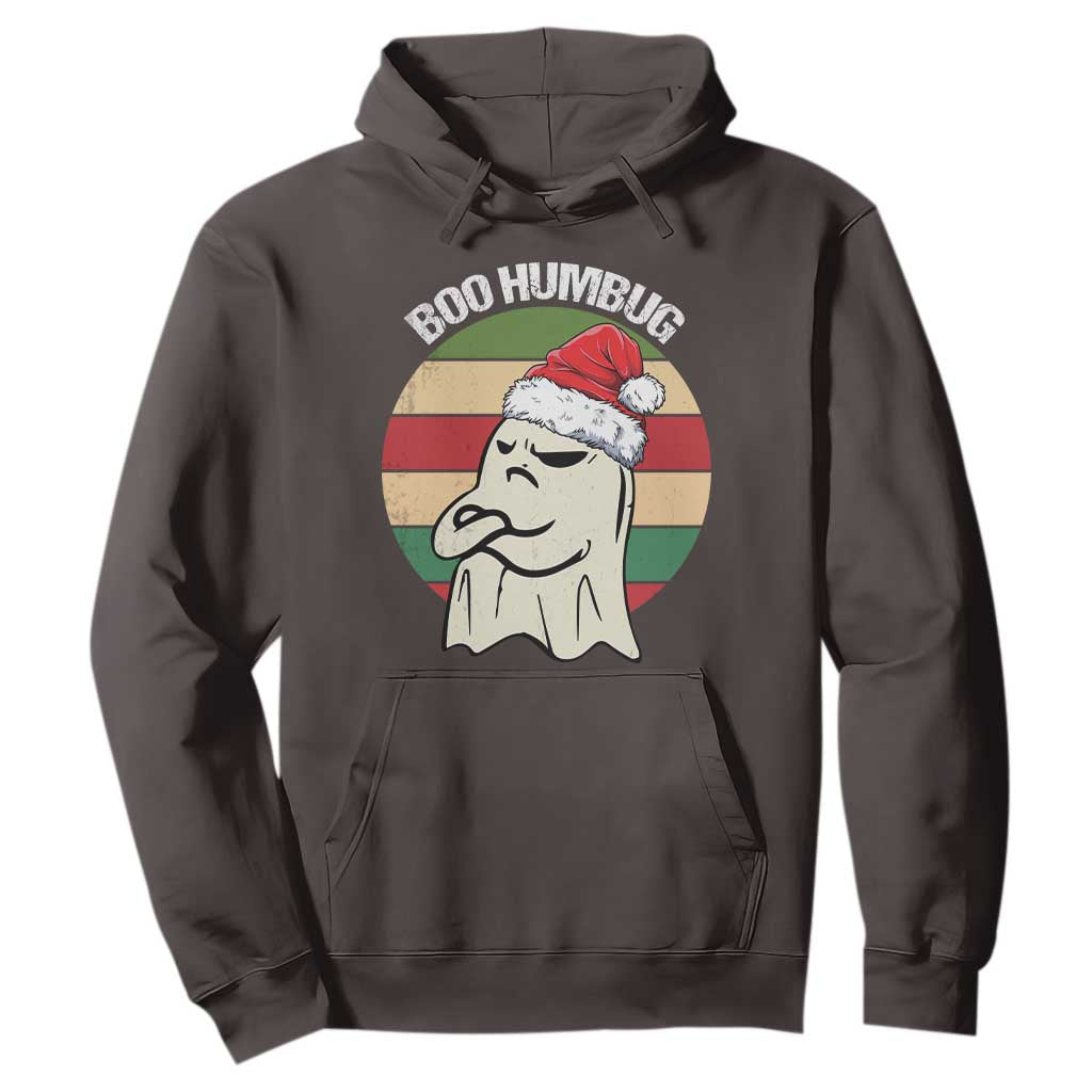 Gothic Xmas Hoodie Boo Humbug Santa Ghost TS09 Dark Chocolate Print Your Wear