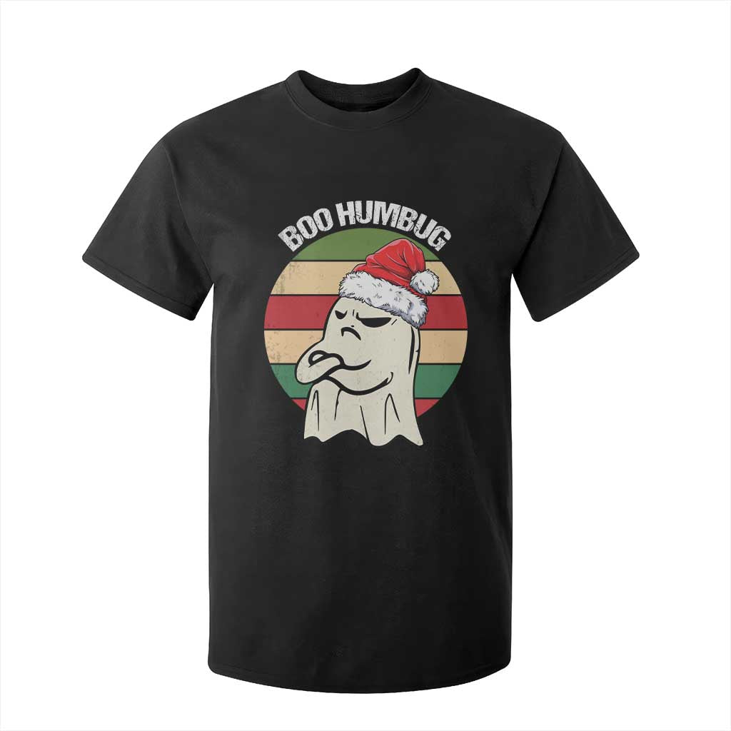 Gothic Xmas T Shirt For Kid Boo Humbug Santa Ghost TS09 Black Print Your Wear