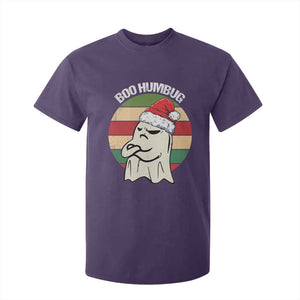 Gothic Xmas T Shirt For Kid Boo Humbug Santa Ghost TS09 Purple Print Your Wear