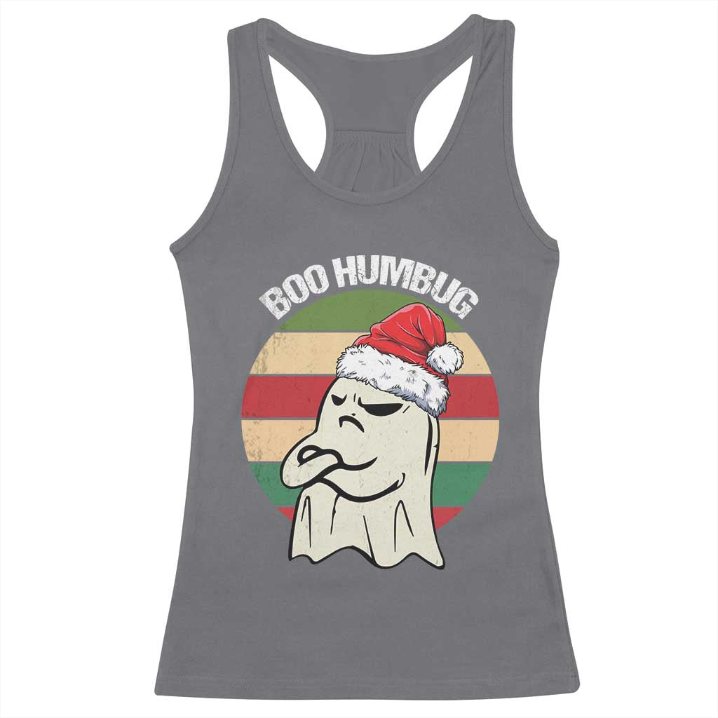 Gothic Xmas Racerback Tank Top Boo Humbug Santa Ghost TS09 Charcoal Print Your Wear