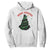 Gothic Xmas Hoodie Meowy Creepmas Cat Christmas Tree TS09 White Print Your Wear