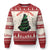 Gothic Xmas Ugly Christmas Sweater Meowy Creepmas Cat Christmas Tree TS09 Red Print Your Wear