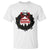 Gothic Christmas T Shirt Merry Creepmas Cat Wreath TS09 White Print Your Wear