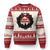 Gothic Xmas Ugly Christmas Sweater Merry Creepmas Cat Wreath TS09 Red Print Your Wear