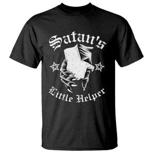 Funny Xmas Satan's Little Helper T Shirt TS09 Black Print Your Wear