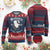 Funny Xmas Satan's Little Helper Ugly Christmas Sweater TS09 Burgundy Print Your Wear