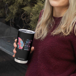 Christian Tumbler Cup Blessed By God Loved By Jesus Led By The Spirit TS09 Print Your Wear