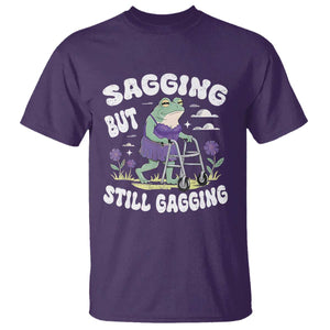 Funny Frog Meme T Shirt Sagging But Still Gagging Naughty Adult Humor TS09 Purple Print Your Wear
