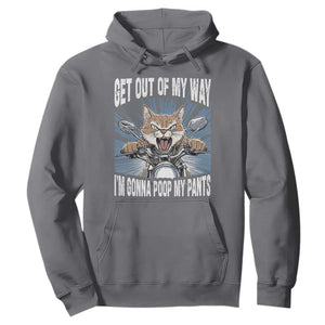 Funny Meme Hoodie Get Out of My Way Gonna Poop My Pants TS09 Charcoal Print Your Wear