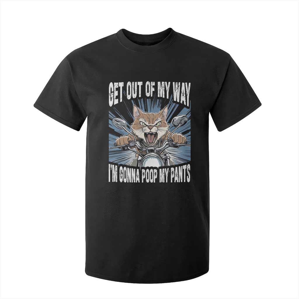 Funny Meme T Shirt For Kid Get Out of My Way Gonna Poop My Pants TS09 Black Print Your Wear